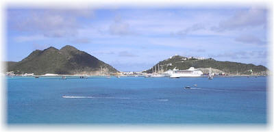 View across Great Bay, from Fort Amsterdam.